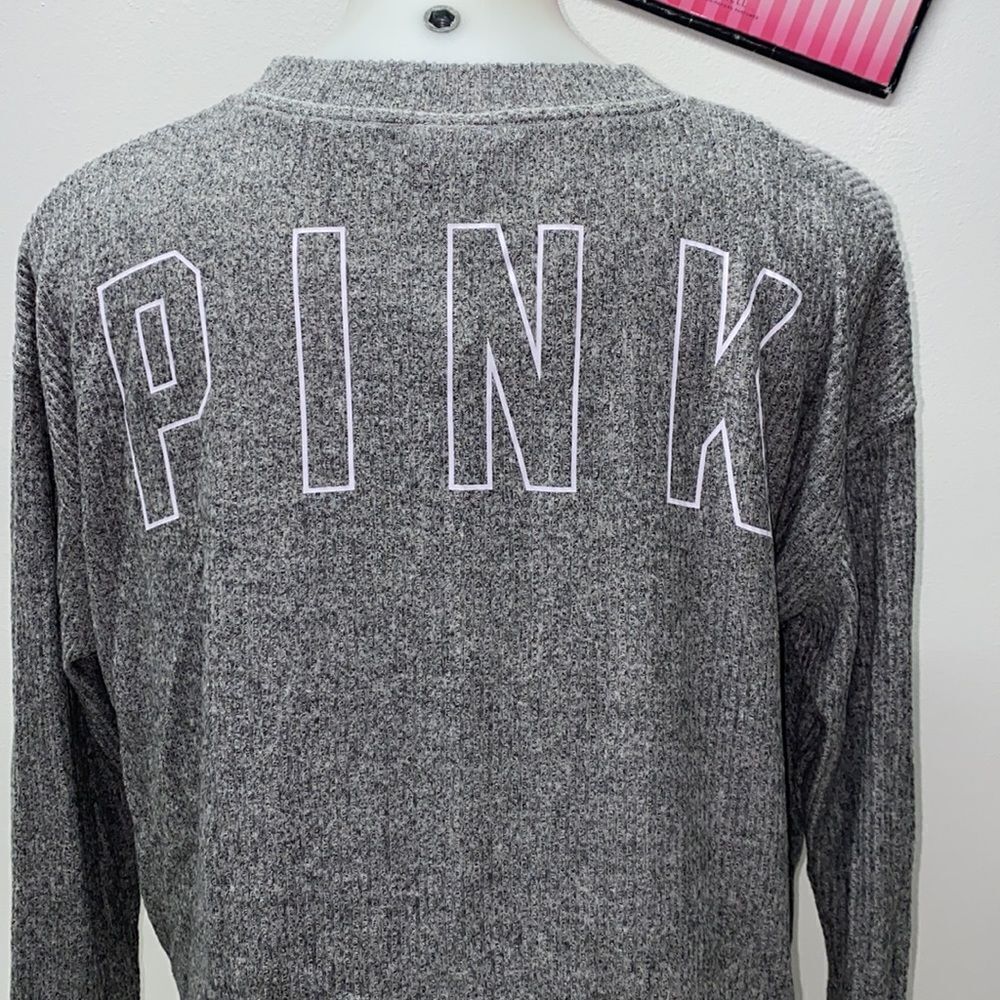 Victoria Secret Pink Long Sleeve Tee Sweater New